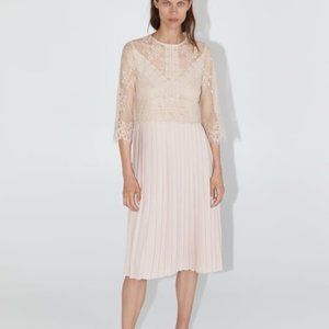ZARA Pleated Dress